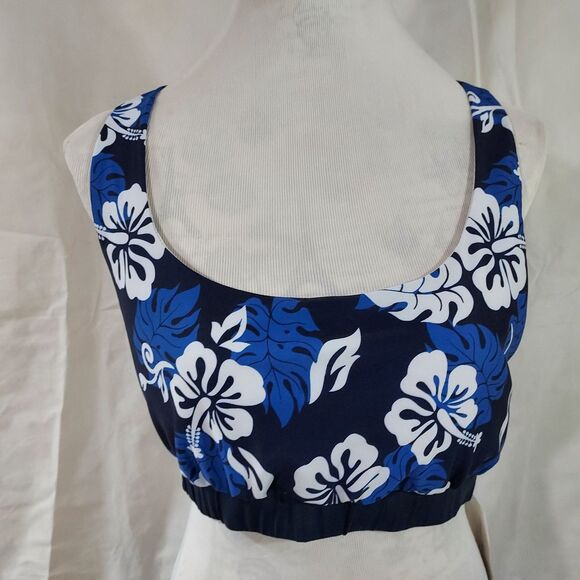 Private Island Hawaii Sports Bra Swimsuit Top Racer Back Bikini Top Plus Size 2X - Picture 3 of 10